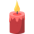 Red candle