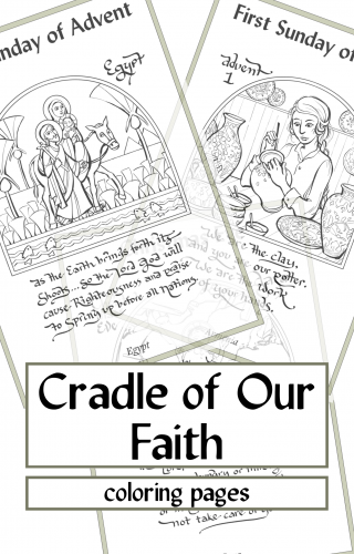 Advent 2026 Cradle of Our Faith Coloring Pages
